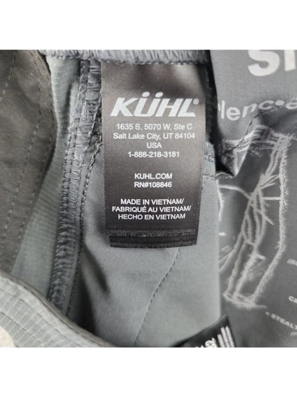 Kuhl Silencr Pants Mens 30x32 Gray Tapered Stretch Hiking Travel Trail